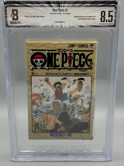 BGS 8.5 One Piece Vol 1 #1 First 1st Print Shonen Jump Manga Comic